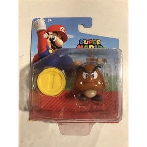 Super Mario Brothers Gonna With Coin 2.5"Figure Nintendo JAKKS